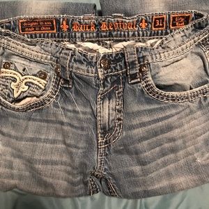 Men Rock Revival Jeans